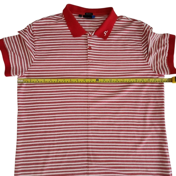 J.LINDEBERG Striped Polo golf Shirt Men's XL - Picture 11 of 13